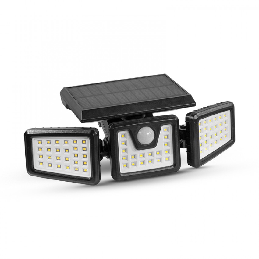 ΗΛΙΑΚΟΣ ΠΡΟΒΟΛΕΑΣ LED ΑΣΦΑΛΕΙΑΣ 6.5W,ΑΝΙΧΝΕΥΤΗ ΚΙΝΗΣΗΣ