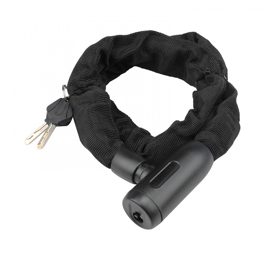 BORMANN Pro BLK1340 Αντικλεπτική Αλυσίδα Μοτοσυκλέτας 100cm, Πάχος 10mm,με Κλειδαρία και Επένδυση