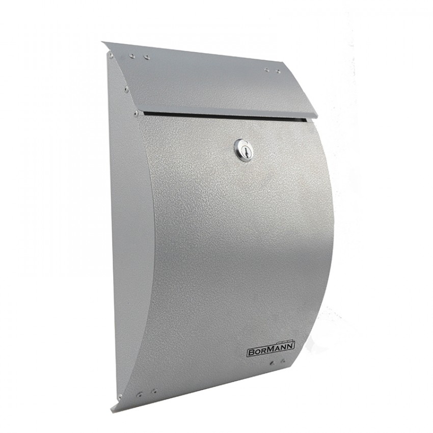 BORMANN BMB1000 Γραμματοκιβώτιο Μ22xΠ7xΥ30cm,Ασημί
