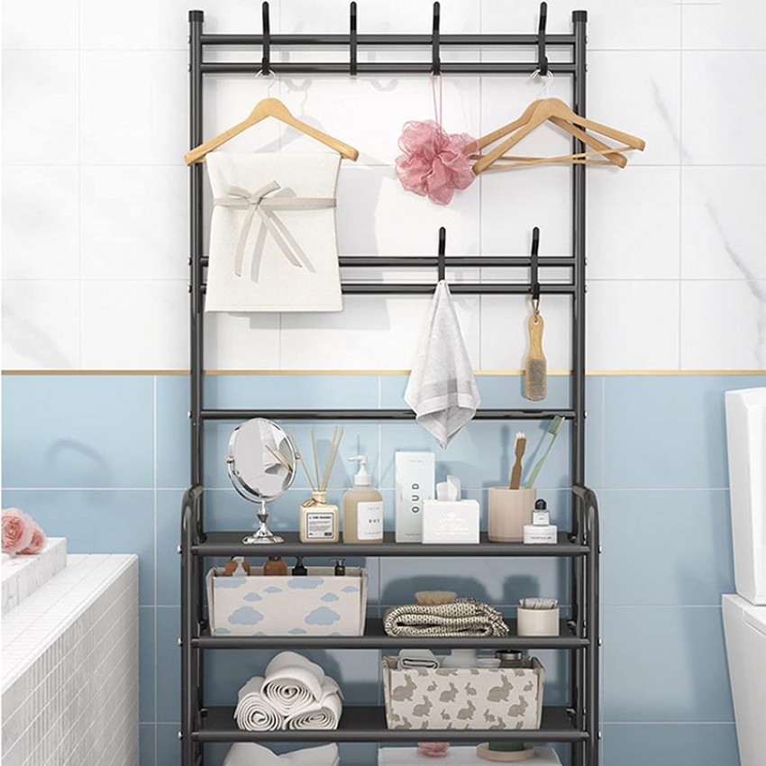 BORMANN Elite BPC2250 Έπιπλο Εισόδου, Κρεμάστρα & Παπουτσοθήκη 4 Ραφιών Με Μεταλλικό Σκελετό