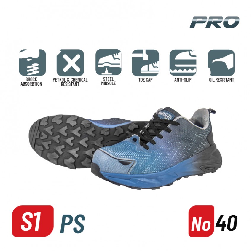 BORMANN Pro BPP8170 Παπούτσι Ασφαλείας S1PS ATLANTIC No 40