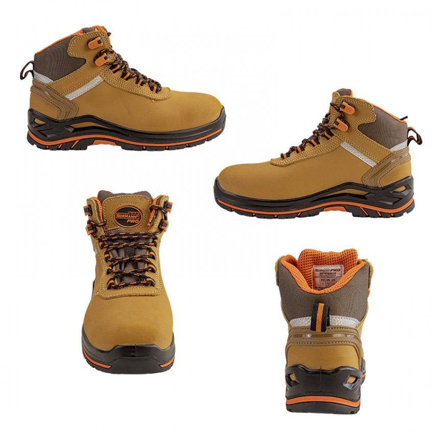 BORMANN Pro BPP8213 Μποτάκι Ασφαλείας S3 SR Desert No 45