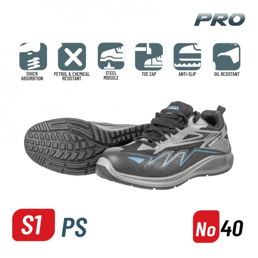 BORMANN Pro BPP8280 Παπούτσι Ασφαλείας S1PS PACIFIC No 40