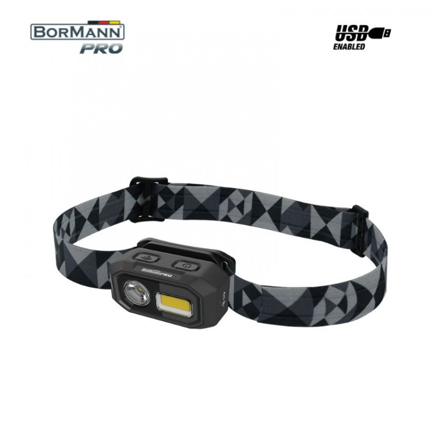 BORMANN Pro BPR6030 Φακός Κεφάλης, Επαναφορτιζόμενος