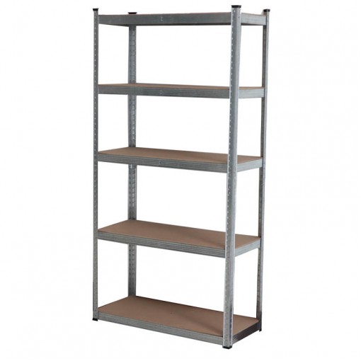 BORMANN Elite BSR2100 Ραφιέρα Γαλβανιζέ με 5 Ράφια MDF Μ100xΠ45xΥ190cm, 175Kg/ΡΑΦΙ