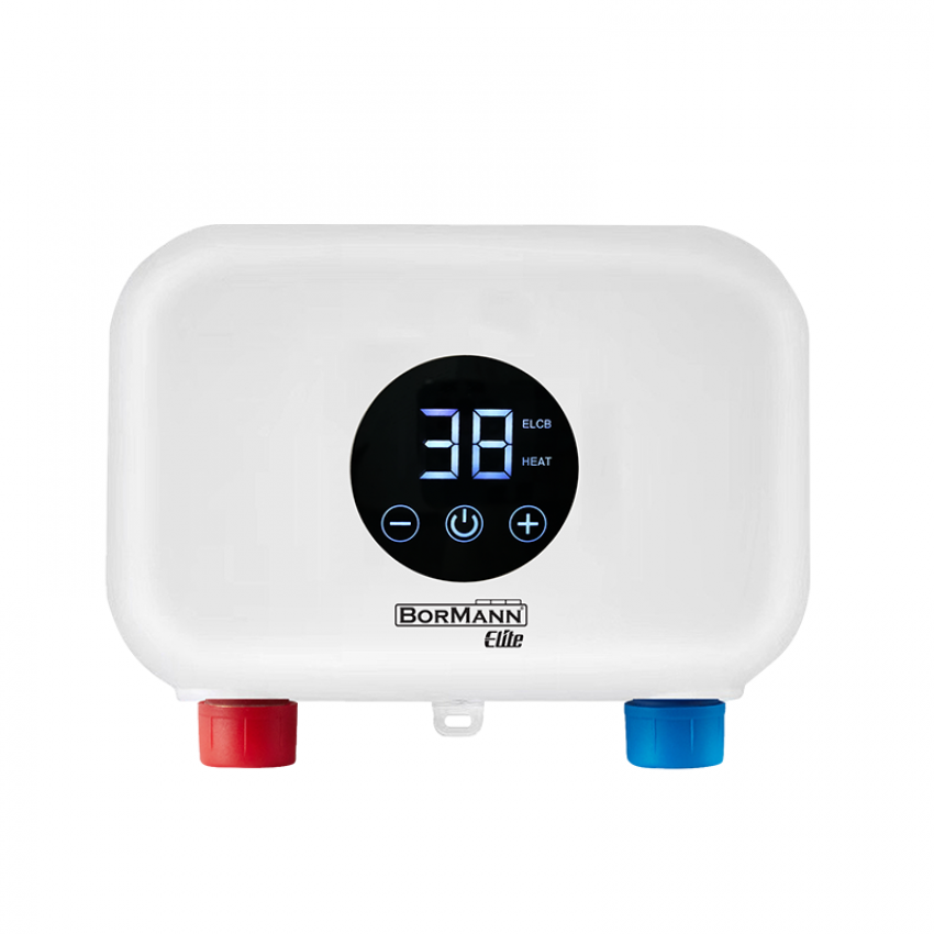 BORMANN Elite BTW3500 Επιτοίχιος Ταχυθερμοσίφωνας Μπάνιου -Κουζίνας Ηλεκτρικός Μονοφασικός 6Kw, Ipx4