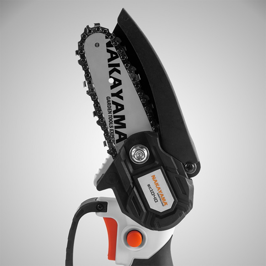 NAKAYAMA EC1040 Κλαδ Αλυσοπρίονο Μπαταρίας 20V,Brushless, Λάμα 10cm, 815gr,1/4"1.1mm 28οδ.11m,1x2ah
