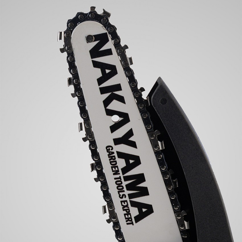 NAKAYAMA EC1050 Κλαδ Αλυσοπρίονο Μπατ 21V, Brushless, Λάμα 15cm, 825gr, 1/4"1.1m 37οδ,11m/s,2x2ah