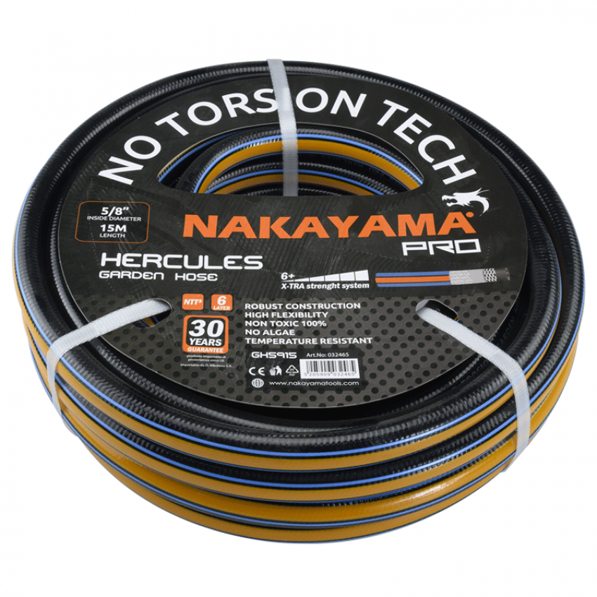 NAKAYAMA Pro GH5910 Λάστιχο Hercules 6 Επιστρώσεις 50m 1/2"