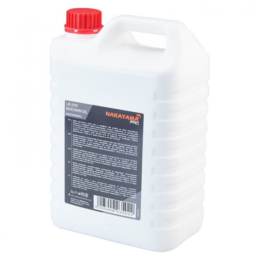 NAKAYAMA PRO LB1200 Λάδι Αλυσίδας Βιοδιασπώμενο 5L