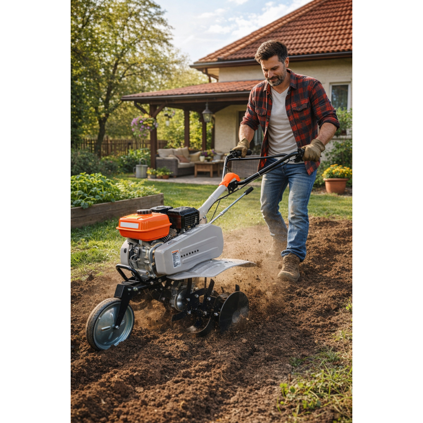 ΣΚΑΠΤΙΚΟ ΒΕΝΖΙΝΗΣ 6,5HP 2ΕΜΠΡΟΣ+1ΟΠΙΣΘΕΝ