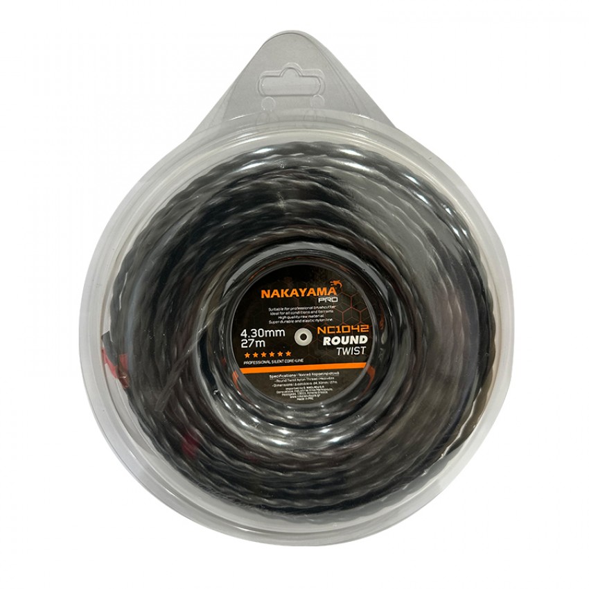 NAKAYAMA PRO NC1042 Μεσινέζα Round Twist 4.30mm-27m