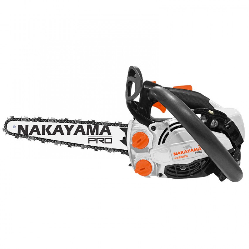 NAKAYAMA Pro PC2525 Αλυσοπρίονο Κλαδευτικό Βενζίνης 25cc/1.4Hp,Λάμα 25cm,1/4''X1,1mm/56, 2,5Kg