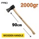 NAKAYAMA PRO SSF560 Τσεκούρι Σχισίματος Με Ξύλινη Λαβή 2Kg 90cm